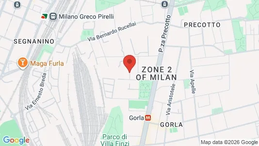 Apartments for rent i Milano Zona 2 - Stazione Centrale, Gorla, Turro, Greco, Crescenzago - kort over placeringen