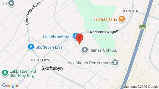 Apartments for rent i Trollhättan - kort over placeringen
