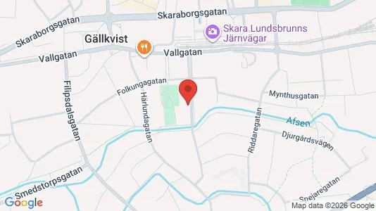 Apartments for rent i Skara - kort over placeringen