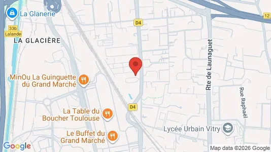 Apartments for rent i Toulouse - kort over placeringen