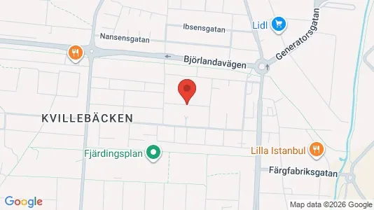 Apartments for rent i Lundby - kort over placeringen