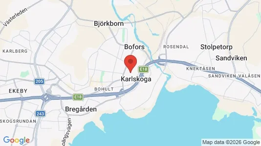 Apartments for rent i Karlskoga - kort over placeringen
