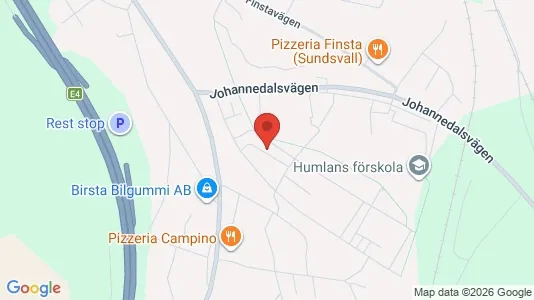 Apartments for rent i Sundsvall - kort over placeringen