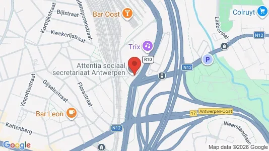 Apartments for rent i Antwerp Borgerhout - kort over placeringen