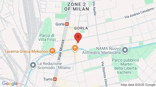 Apartments for rent i Milano Zona 2 - Stazione Centrale, Gorla, Turro, Greco, Crescenzago - kort over placeringen