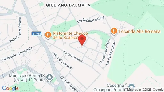 Apartments for rent i Roma Municipio IX – EUR - kort over placeringen