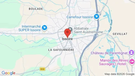 Apartments for rent in Issoire - Photo from Google Street View