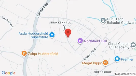 Apartments for rent i Huddersfield - West Yorkshire - kort over placeringen