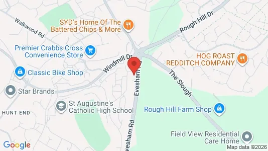 Apartments for rent i Redditch - Worcestershire - kort over placeringen