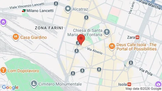 Apartments for rent i Milano Zona 1 - Centro storico - kort over placeringen
