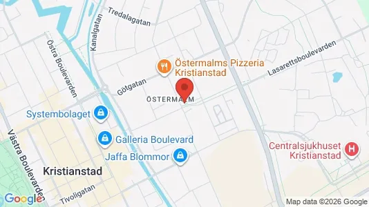Apartments for rent i Kristianstad - kort over placeringen