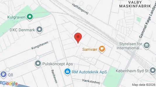 Apartments for rent i Valby - kort over placeringen