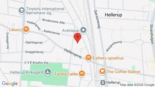 Apartments for rent i Hellerup - kort over placeringen