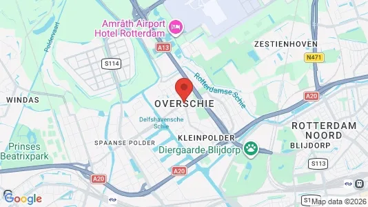 Apartments for rent i Rotterdam Overschie - kort over placeringen