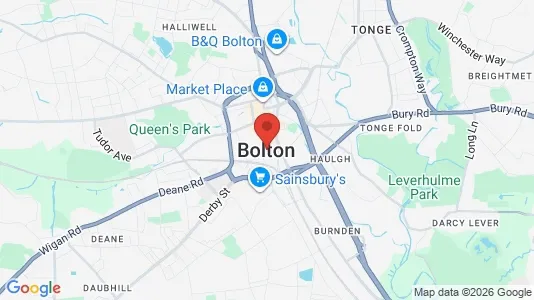 Apartments for rent i Bolton - Lancashire - kort over placeringen