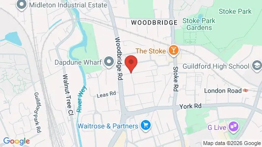 Apartments for rent i Guildford - Surrey - kort over placeringen