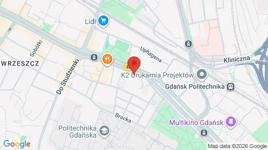 Apartments for rent i Gdańsk - kort over placeringen