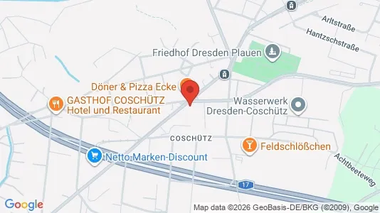 Apartments for rent i Dresden - kort over placeringen