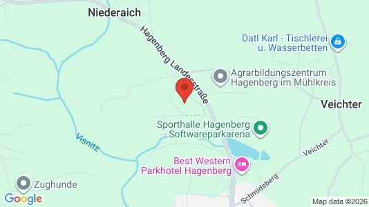 Apartments for rent i Hagenberg im Mühlkreis - kort over placeringen