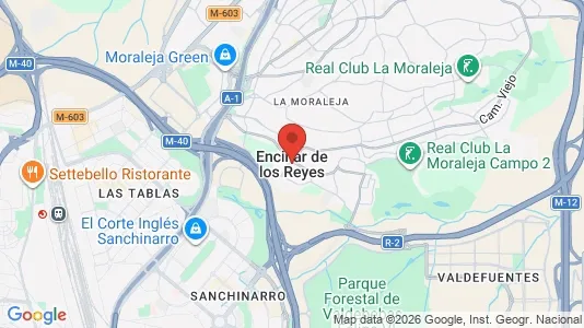 Apartments for rent i El Encinar de los Reyes - kort over placeringen