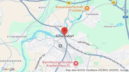 Apartments for rent in Schwandorf - Photo from Google Street View