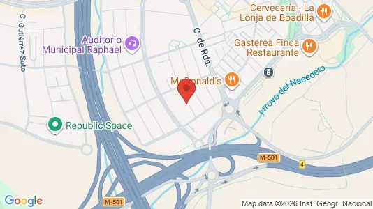 Apartments for rent in Boadilla del Monte - Photo from Google Street View