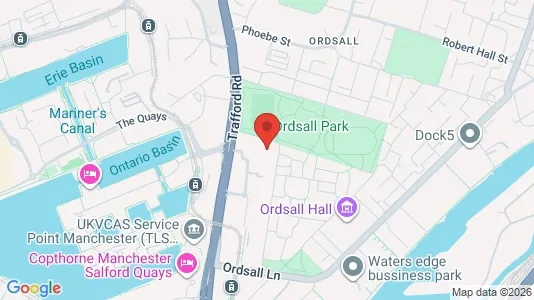 Apartments for rent i Salford - Lancashire - kort over placeringen