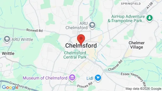 Apartments for rent i Chelmsford - Essex - kort over placeringen