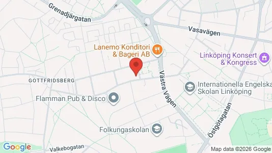 Apartments for rent i Linköping - kort over placeringen