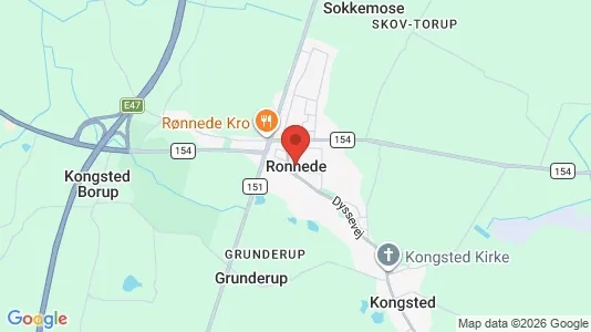 Houses for rent i Rønnede - kort over placeringen