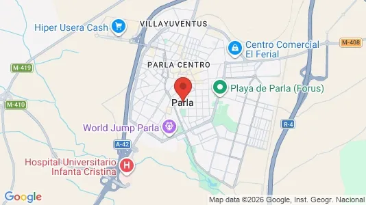Apartments for rent i Parla - kort over placeringen