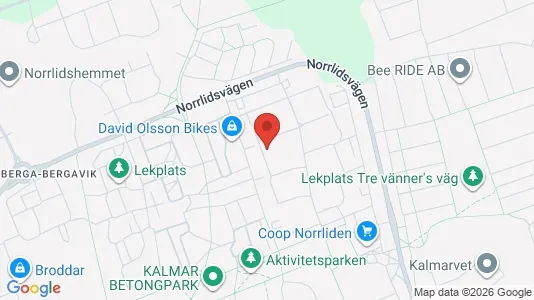 Apartments for rent i Kalmar - kort over placeringen