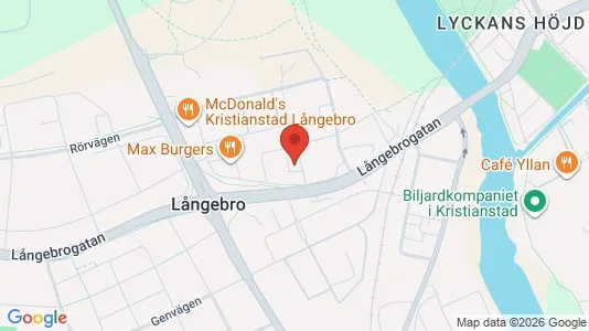 Rooms for rent i Kristianstad - kort over placeringen