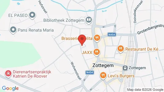 Apartments for rent i Zottegem - kort over placeringen