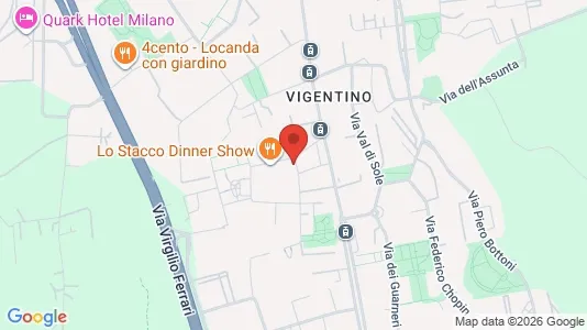Apartments for rent i Milano Zona 5 - Vigentino, Chiaravalle, Gratosoglio - kort over placeringen
