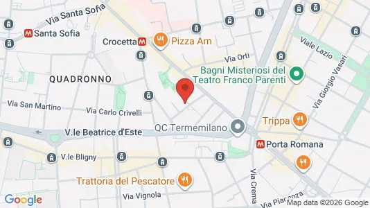 Apartments for rent i Milano Zona 1 - Centro storico - kort over placeringen
