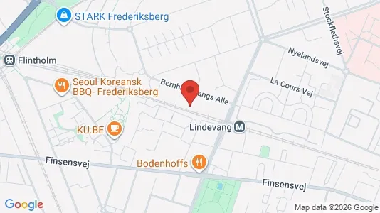 Apartments for rent i Frederiksberg - kort over placeringen