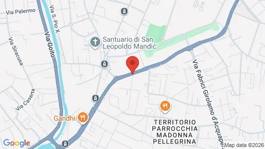 Rooms for rent i Padua - kort over placeringen