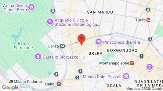 Apartments for rent i Milano Zona 1 - Centro storico - kort over placeringen