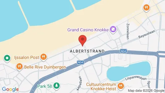 Apartments for rent i Knokke-Heist - kort over placeringen