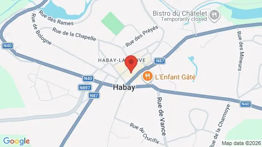 Apartments for rent i Habay - kort over placeringen