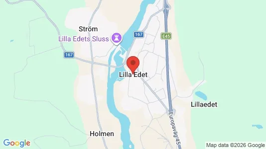 Houses for rent i Lilla Edet - kort over placeringen