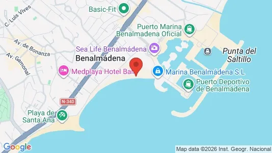 Apartments for rent i Benalmádena - kort over placeringen