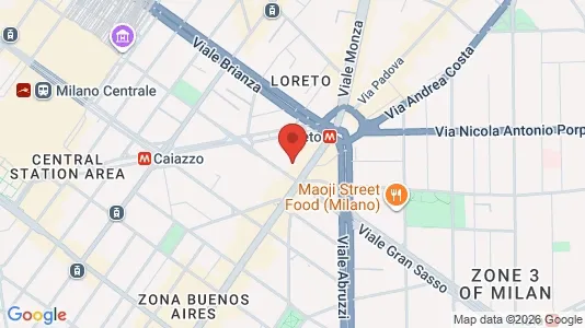 Rooms for rent i Milano Zona 2 - Stazione Centrale, Gorla, Turro, Greco, Crescenzago - kort over placeringen