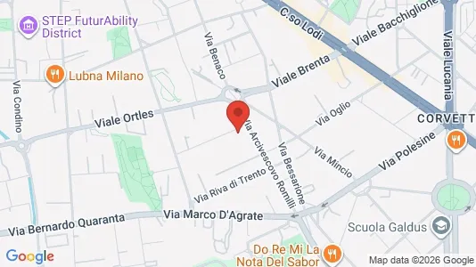 Apartments for rent i Milano Zona 5 - Vigentino, Chiaravalle, Gratosoglio - kort over placeringen