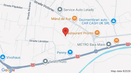 Apartments for rent i Baia Mare - kort over placeringen