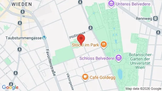 Apartments for rent i Wien Wieden - kort over placeringen