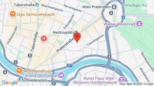 Apartments for rent i Vienna Leopoldstadt - kort over placeringen