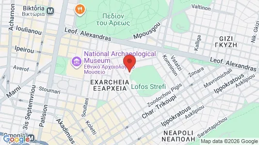 Apartments for rent i Athens Ampelokipoi - kort over placeringen