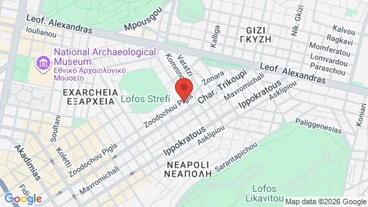 Apartments for rent i Athens Ampelokipoi - kort over placeringen